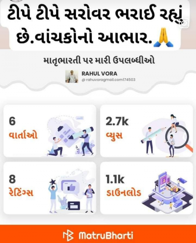 Gujarati Thank You by RAHUL VORA : 111929799