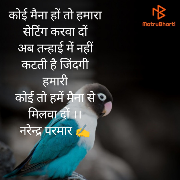 Hindi Shayri by Narendra Parmar : 111932193