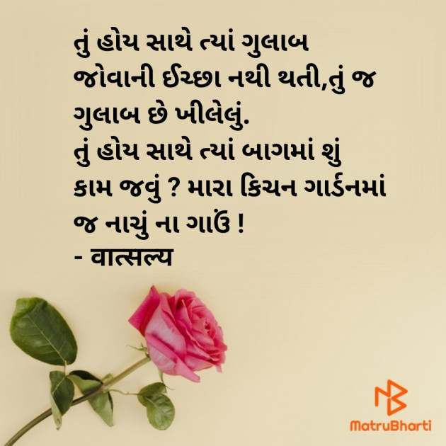 Gujarati Shayri by वात्सल्य : 111933840