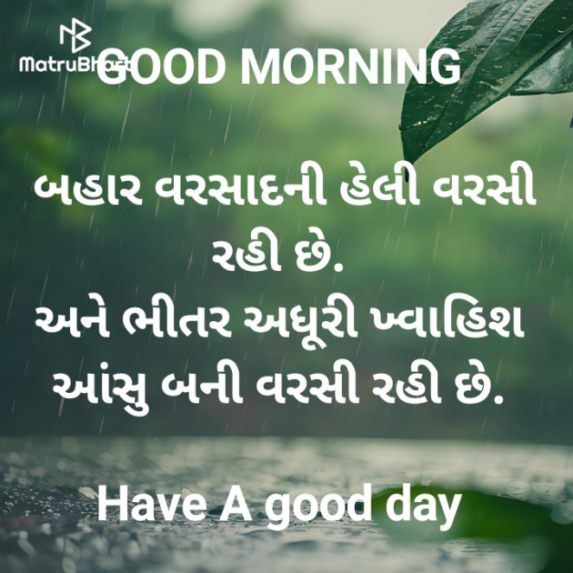 Gujarati Good Morning by jighnasa solanki : 111938017