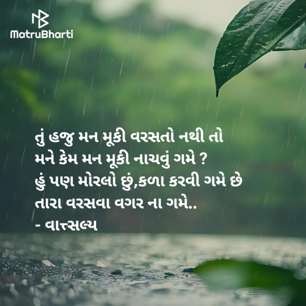 Gujarati Shayri by वात्सल्य : 111938810