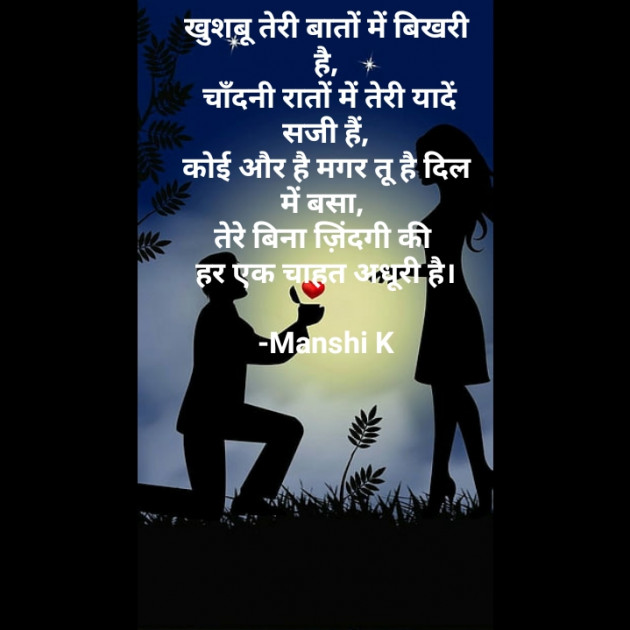 Hindi Shayri by Manshi K : 111939152