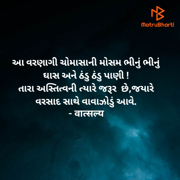 Gujarati Shayri by वात्सल्य : 111939667