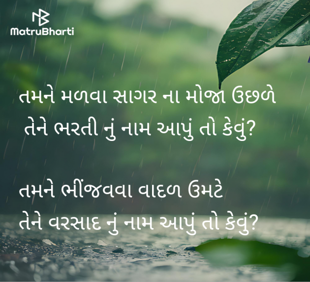 Gujarati Shayri by Dr. Nilesh Thakor : 111944079