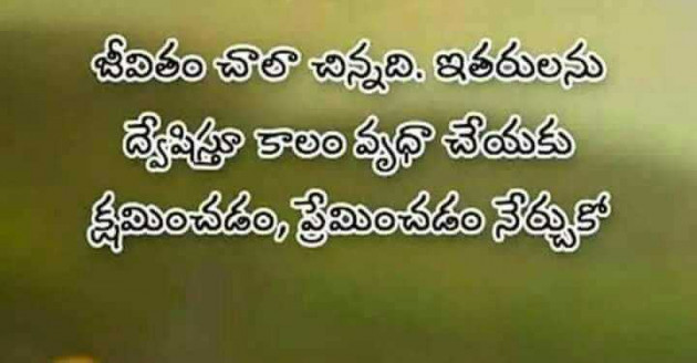 Telugu Motivational by Yamini : 111944569