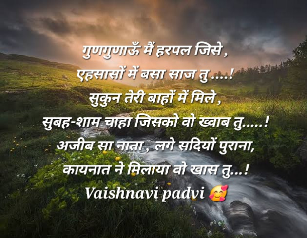 Hindi Shayri by VAISHNAVI PADVI : 111950790