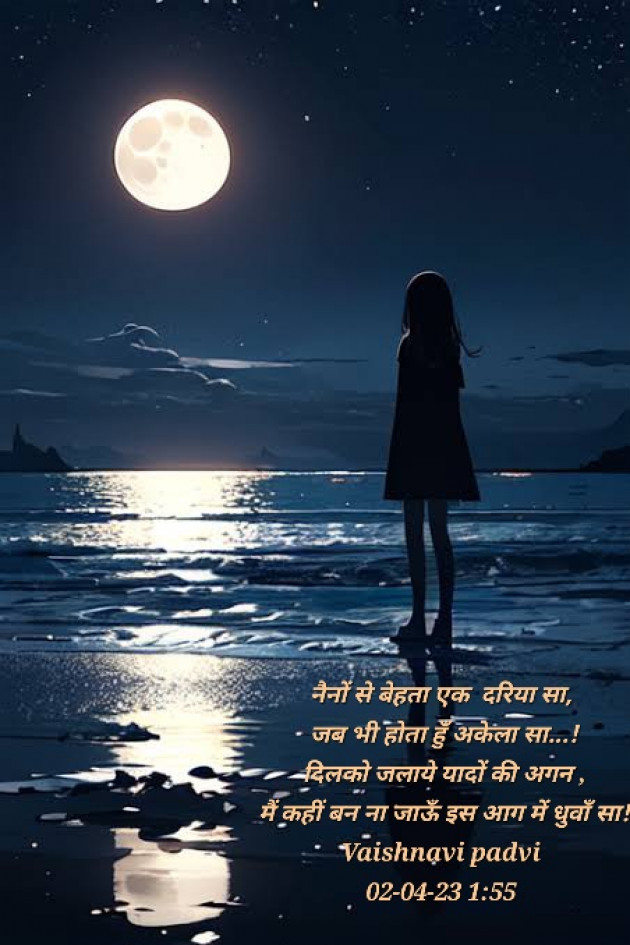 Hindi Shayri by VAISHNAVI PADVI : 111951022