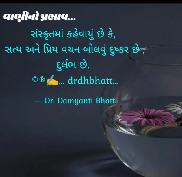 Gujarati Blog by Dr. Damyanti H. Bhatt : 111958041