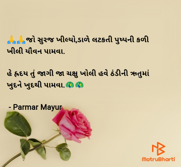 Gujarati Good Morning by Parmar Mayur : 111959998