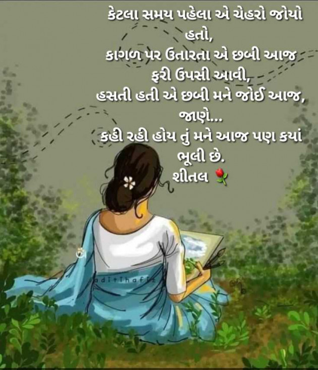 Gujarati Shayri by Shital : 111960054