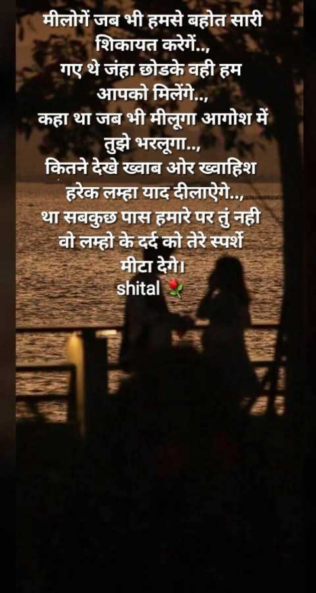 Gujarati Shayri by Shital : 111962542