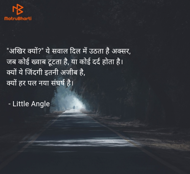 Hindi Shayri by Little Angle : 111963693