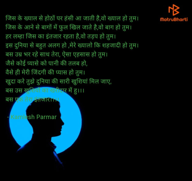 Hindi Shayri by Kamlesh Parmar : 111965221