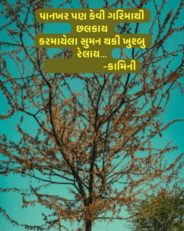 Gujarati Poem by Kamini Shah : 111965314