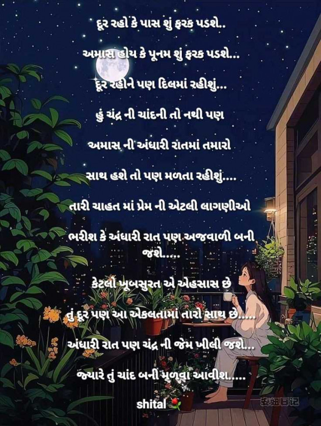 Gujarati Shayri by Shital : 111965529