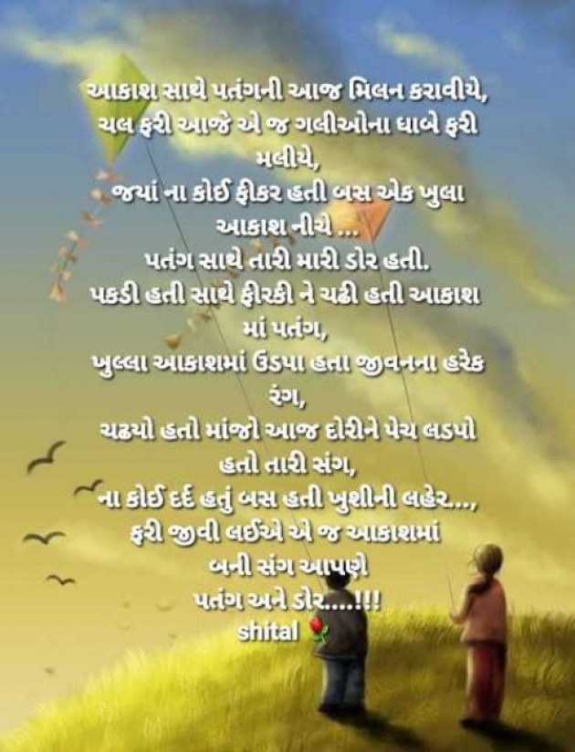 Gujarati Shayri by Shital : 111965648