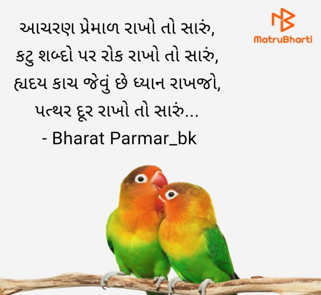 Gujarati Shayri by Bharat Parmar_bk : 111965651