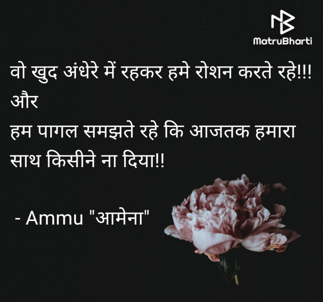 Hindi Shayri by Ammu : 111966740