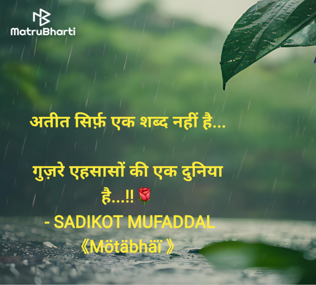 Hindi Good Morning by SADIKOT MUFADDAL 《Mötäbhäï 》 : 111966757