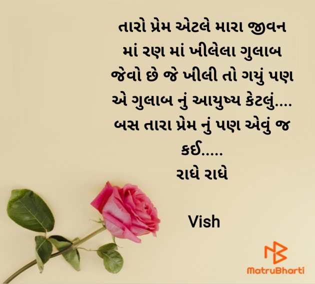 Gujarati Thought by Vish : 111967118