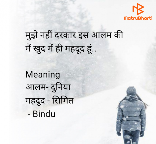 Hindi Thought by Bindu : 111968149