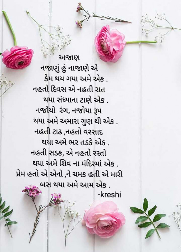 Gujarati Poem by kreshi vadhiya : 111969041