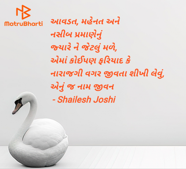 Gujarati Quotes by Shailesh Joshi : 111970044