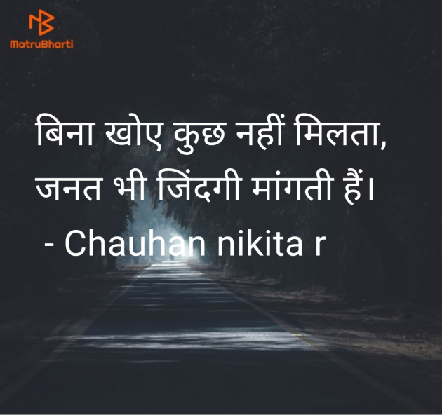 Hindi Blog by Chauhan nikita r : 111970175