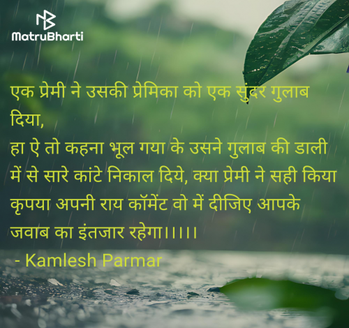 Post by Kamlesh Parmar on 01-Mar-2025 11:51pm