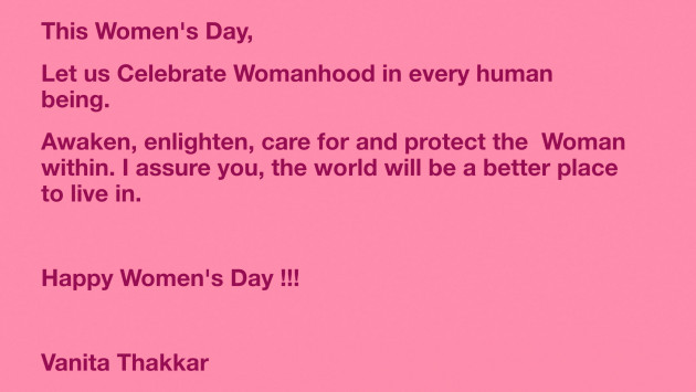 English Blog by Vanita Thakkar : 111971126