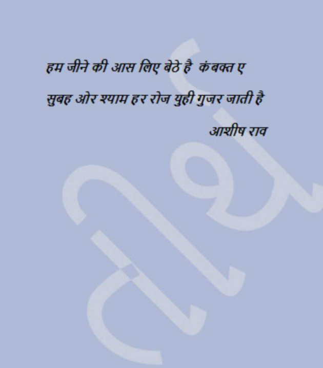 Gujarati Shayri by Ashish Rao : 111974806