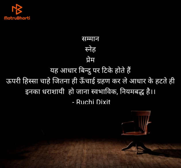 Hindi Quotes by Ruchi Dixit : 111975076