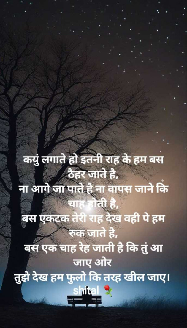 Gujarati Shayri by Shital : 111975282