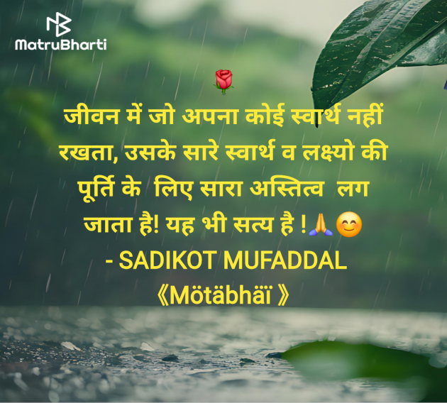 Hindi Good Morning by SADIKOT MUFADDAL 《Mötäbhäï 》 : 111975356