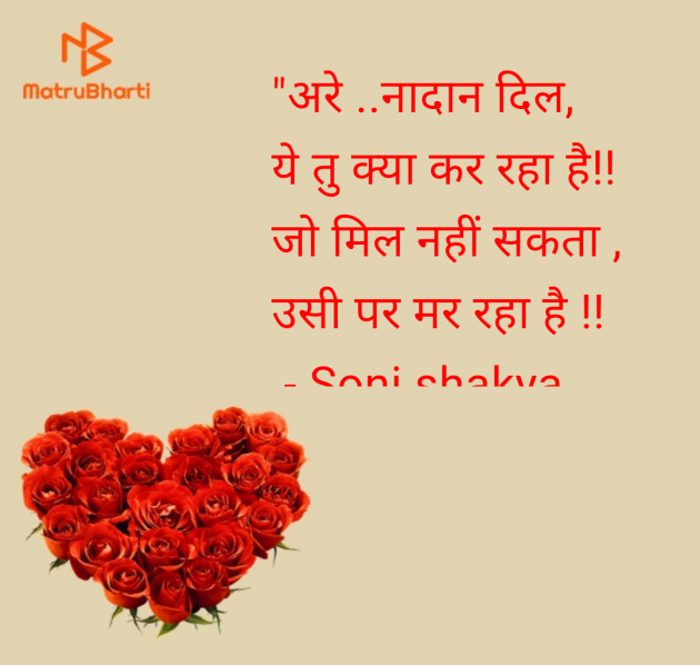 Hindi Blog by Soni shakya : 111975565