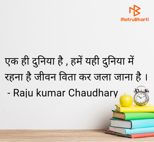 Hindi Shayri by Raju kumar Chaudhary : 111979609
