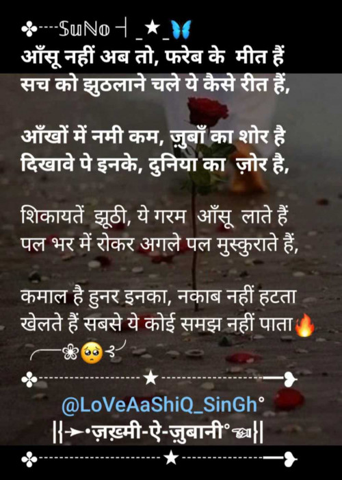 Post by ज़ख्मी__दिल…सुलगते अल्फ़ाज़ on 27-May-2025 12:19pm