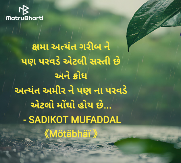 Gujarati Good Morning by SADIKOT MUFADDAL 《Mötäbhäï 》 : 111981014