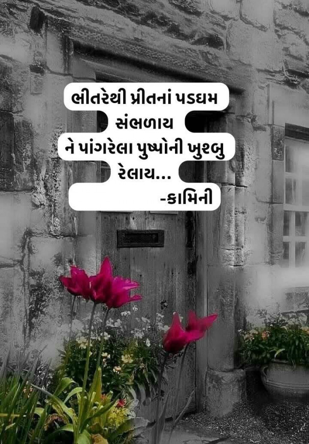 Gujarati Poem by Kamini Shah : 111982385