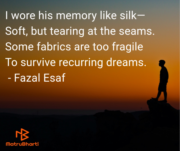 English Poem by Fazal Esaf : 111982424
