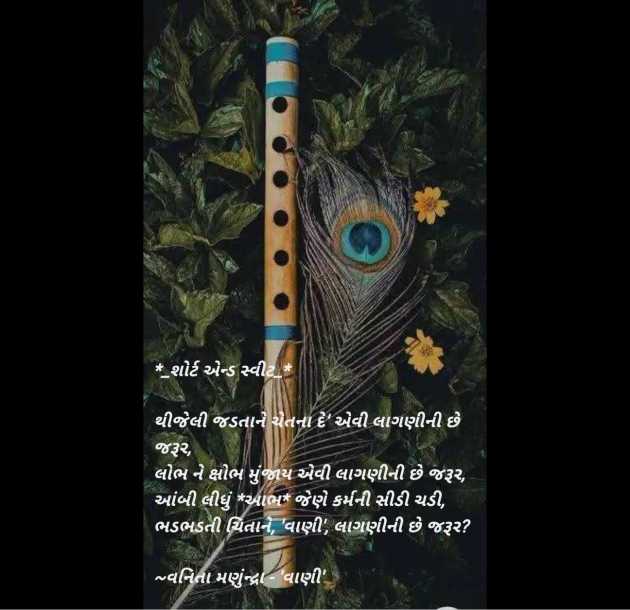 Gujarati Shayri by vaani manundra : 111982433