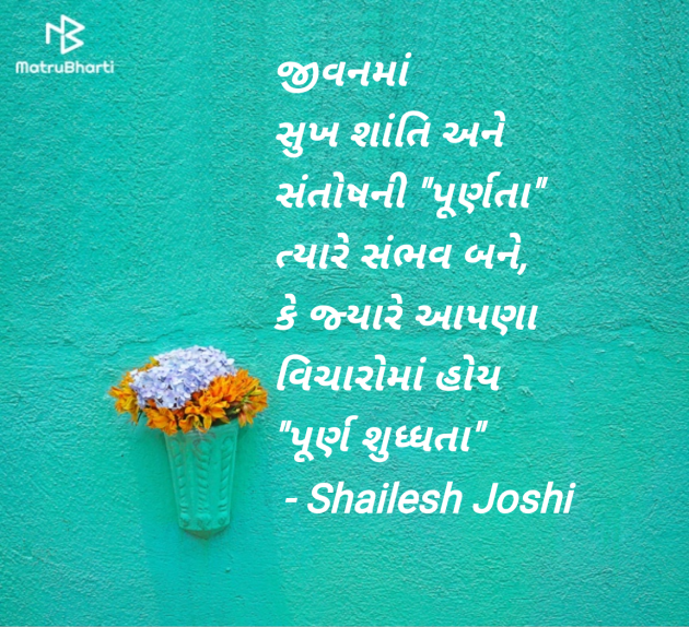 Gujarati Thought by Shailesh Joshi : 111985426