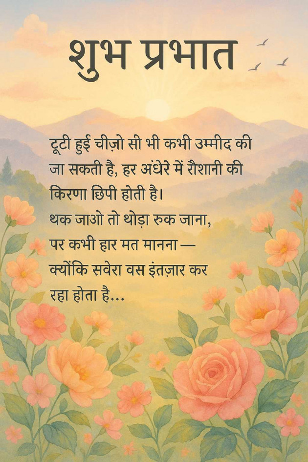 Hindi Good Morning by chandu : 111985682