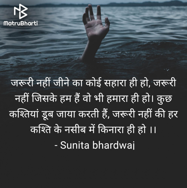 Hindi Shayri by Sunita bhardwaj : 111985722